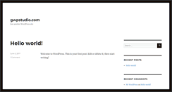 Desktop Screenshot of gwpstudio.com